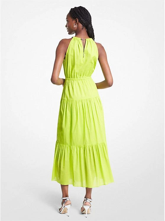 商品Michael Kors|Chain Halter Cotton Lawn Midi Dress,价格¥774,第2张图片详细描述