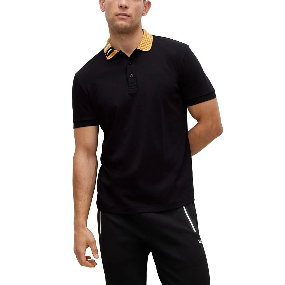商品Hugo Boss|BOSS Men's Pure-Cotton Polo Shirt,价格¥727,第1张图片