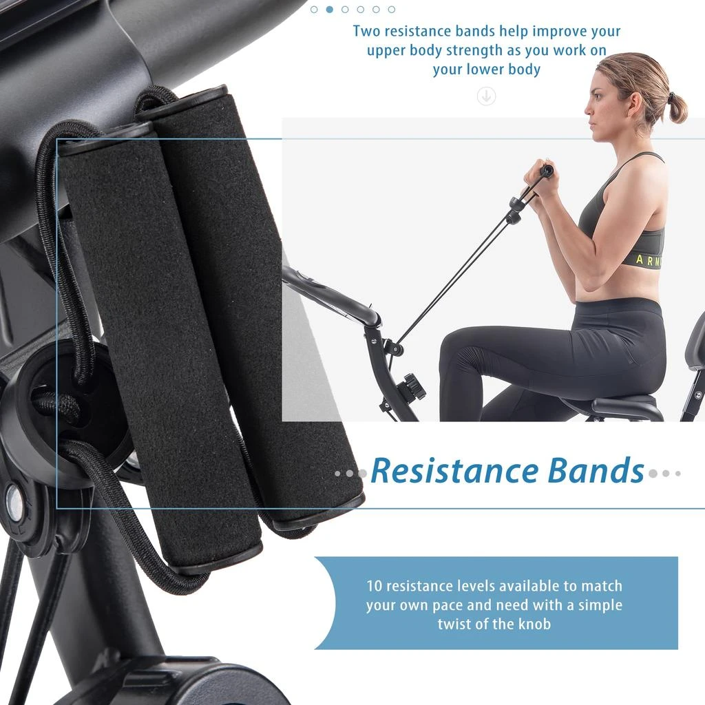 商品Streamdale Furniture|Streamdale Folding Exercise Bike,价格¥2021,第2张图片详细描述