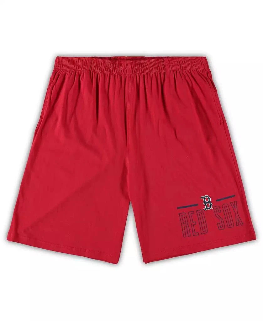 商品Concepts Sport|Men's Navy, Red Boston Red Sox Big and Tall T-shirt and Shorts Sleep Set,价格¥389,第4张图片详细描述