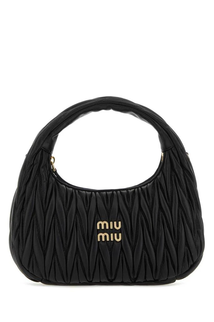 商品Miu Miu|Miu Miu Logo-Plaque Zipped Handbag,价格¥13818,第1张图片