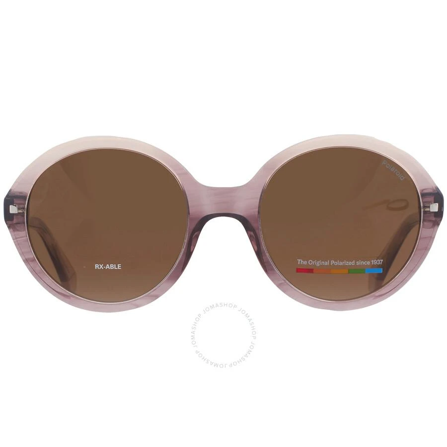 商品Polaroid|Core Polarized Bronze Oval Ladies Sunglasses PLD 4114/S/X 05KC/SP 54,价格¥149,第1张图片