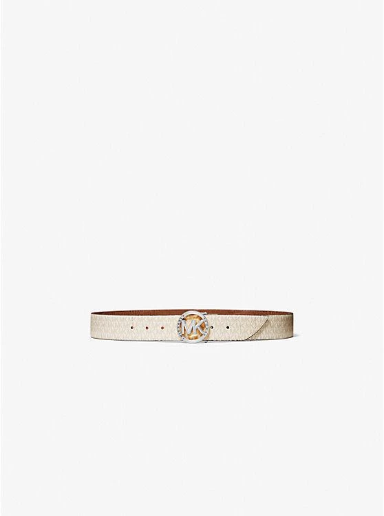 商品Michael Kors|Reversible Logo and Crocodile Embossed Belt,价格¥217,第2张图片详细描述