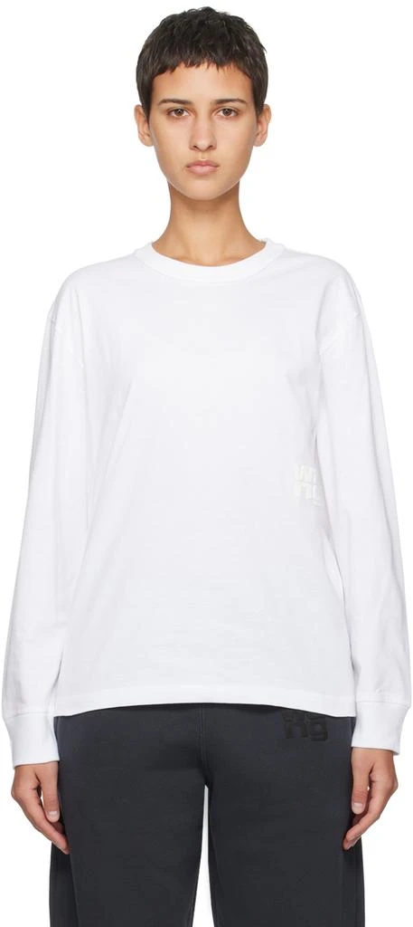 商品Alexander Wang|White Puff Long Sleeve T-Shirt,价格¥1588,第1张图片