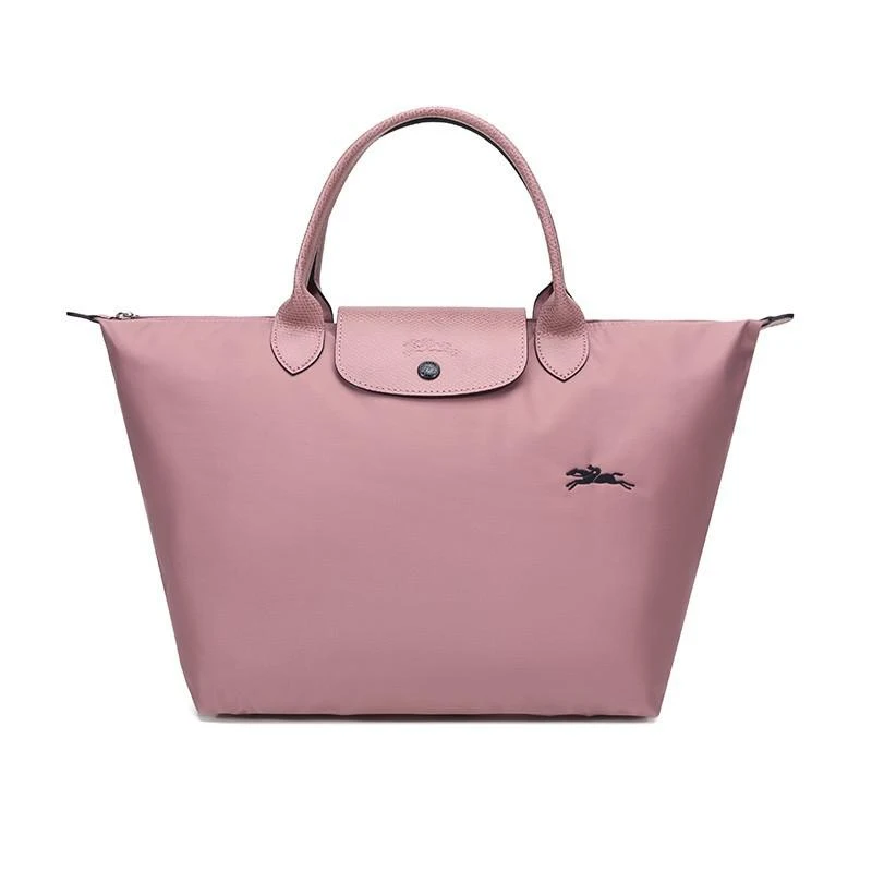 商品[国内直发] Longchamp|珑骧LONGCHAMP包包女包饺子包短柄中号可折叠手提包饺子包礼物送女友 短柄中号复古粉色L1623 619 P44,价格¥485,第1张图片