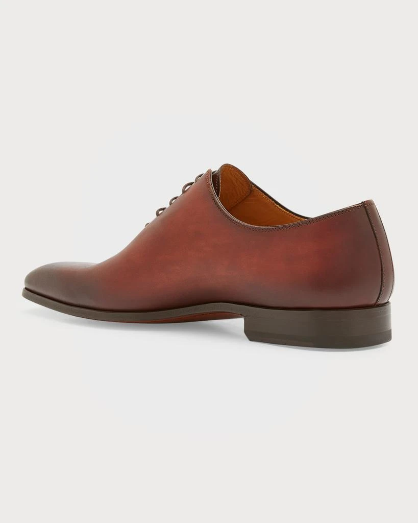 商品Magnanni|Men's Cruz Square-Toe Leather Oxfords,价格¥3832,第4张图片详细描述