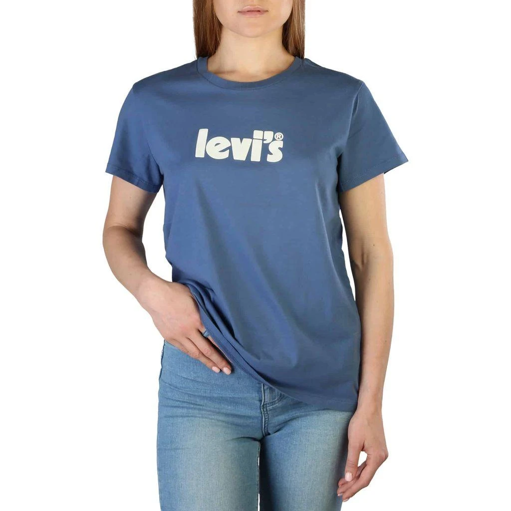 商品Levi's|T-shirts Blue Women,价格¥125,第1张图片