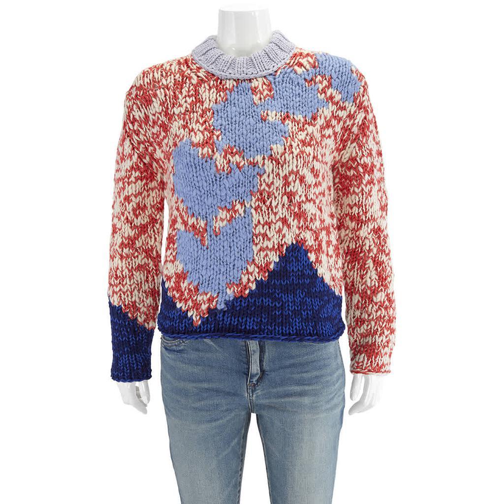 商品Burberry|Burberry Crewneck Knit Jumper in Bright Red, Size Large,价格¥7576,第1张图片