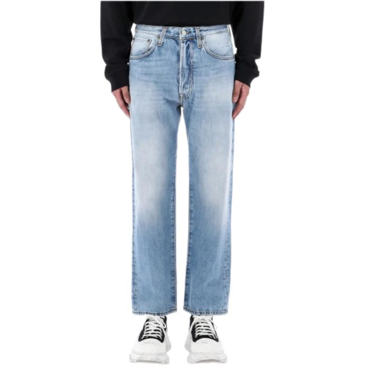 商品[国内直发] Acne Studios|SS23 丹宁系列 cleanfit复古直筒低腰牛仔裤 2003 男款 淡蓝色,价格¥3383,第5张图片详细描述