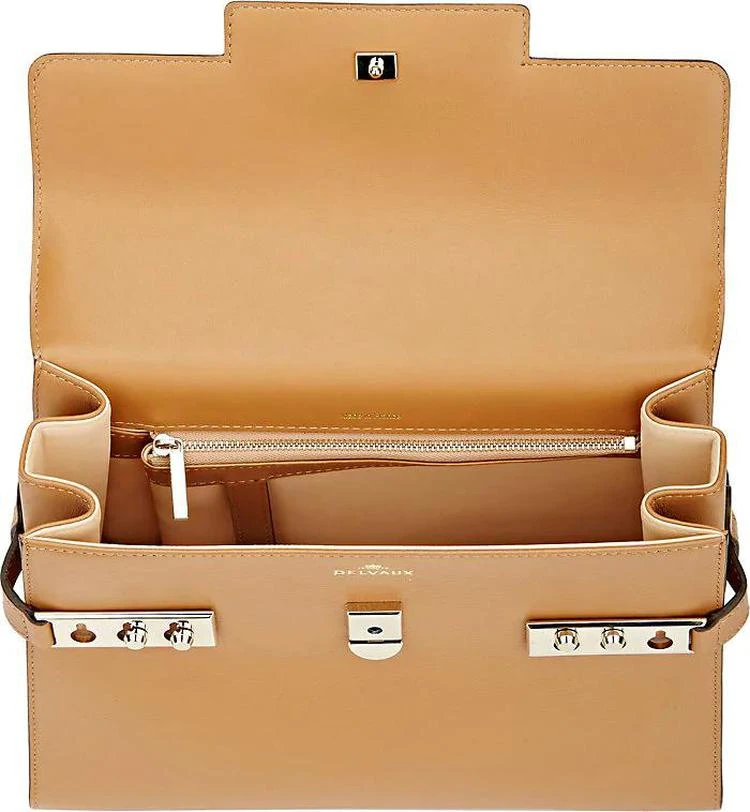 商品Delvaux|Tempête MM Leather Satchel,价格¥44929,第5张图片详细描述