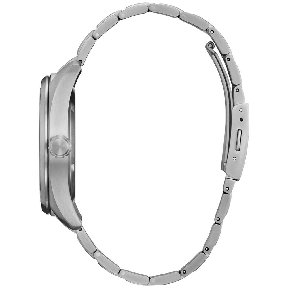 Eco-Drive Men's Garrison Stainless Steel Bracelet Watch 42mm商品第2张图片规格展示