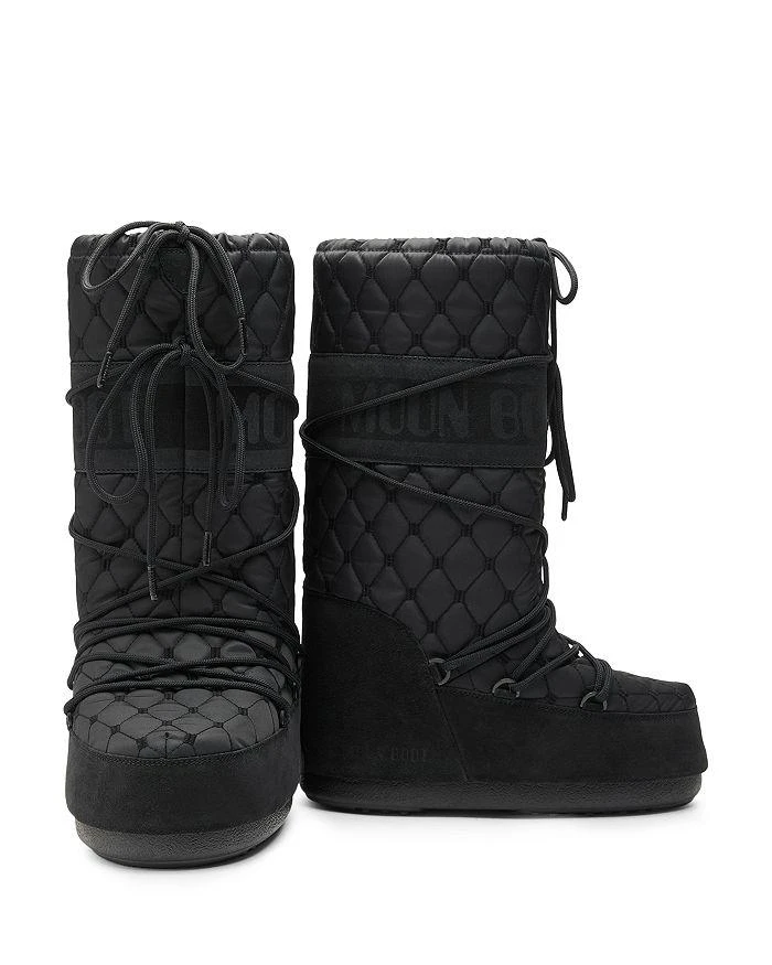 商品Moon Boot|Women's Diamond Stitch Icon Boots,价格¥1667,第2张图片详细描述