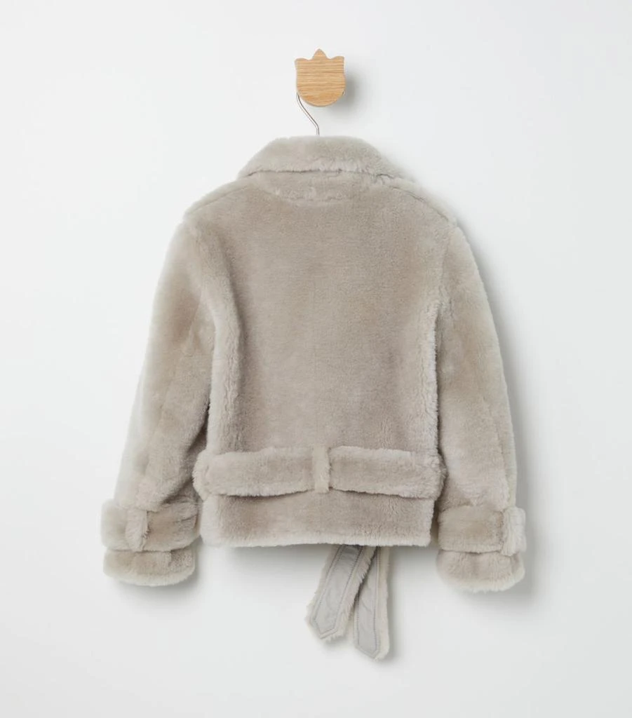 商品Brunello Cucinelli|Shearling Jacket (4-12 Years),价格¥33798,第2张图片详细描述