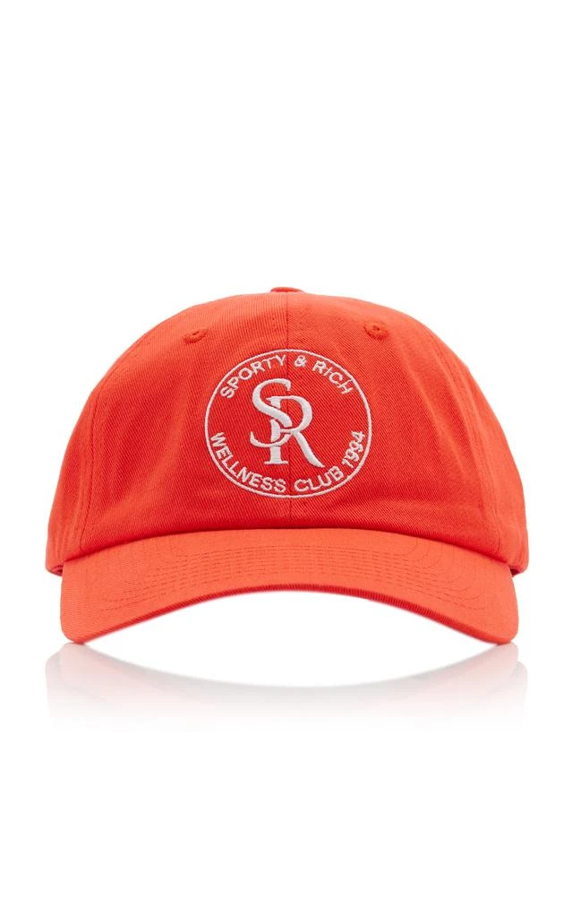 商品Sporty & Rich|Sporty & Rich - Women's S&R Cotton Baseball Cap - Red - OS - Moda Operandi,价格¥204,第1张图片