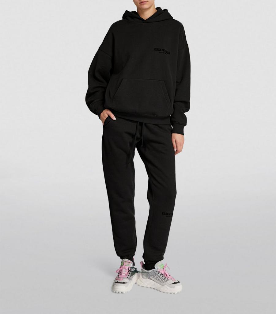 Cotton-Blend Graphic Sweatpants商品第2张图片规格展示