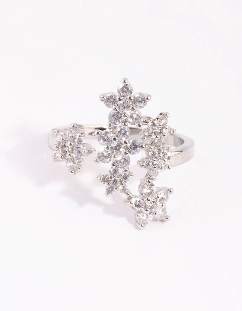 商品Lovisa|Rhodium Crystal Star Ring,价格¥50,第1张图片