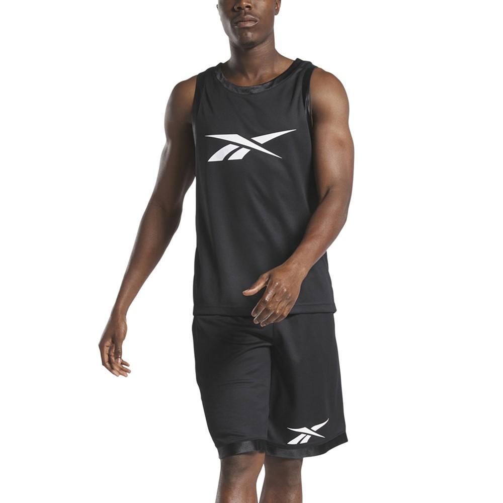 商品Reebok|Men's Basketball Mesh Logo Tank,价格¥248,第7张图片详细描述