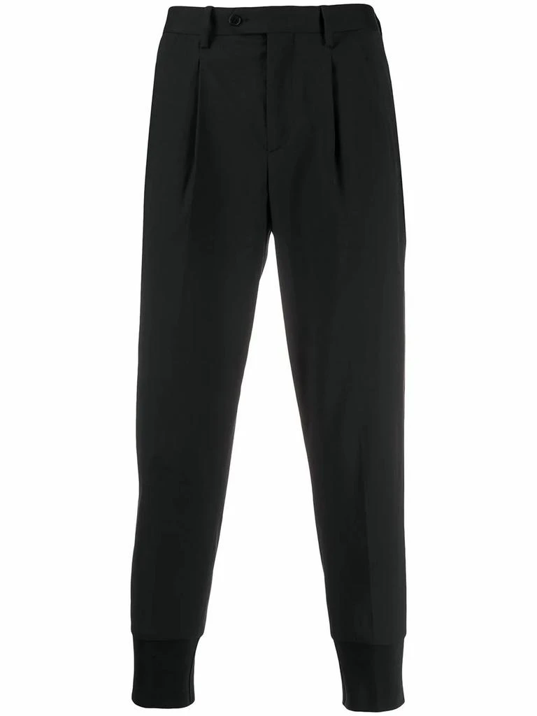 商品Neil Barrett|Neil barrett men's black polyester pants,价格¥2846,第1张图片