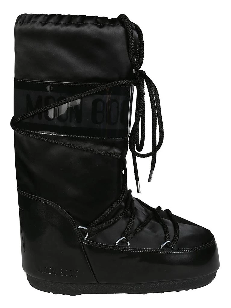 商品Moon Boot|Moon Boot Icon Glance Lace-Up Satin Boots,价格¥1552,第1张图片