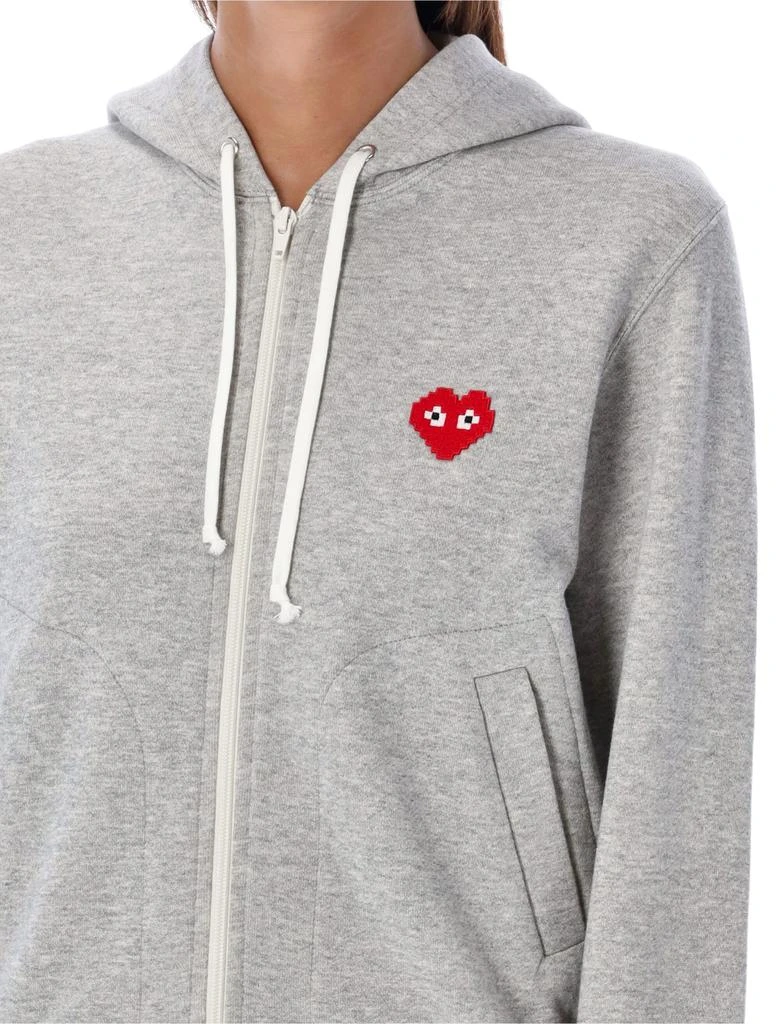 商品Comme des Garcons|Pixel Red Heart Hoodie,价格¥2135,第3张图片详细描述