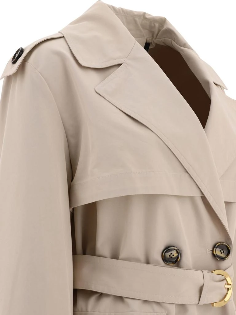 商品PINKO|Trench Coat In Technical Gabardine Coats Beige,价格¥4541,第4张图片详细描述