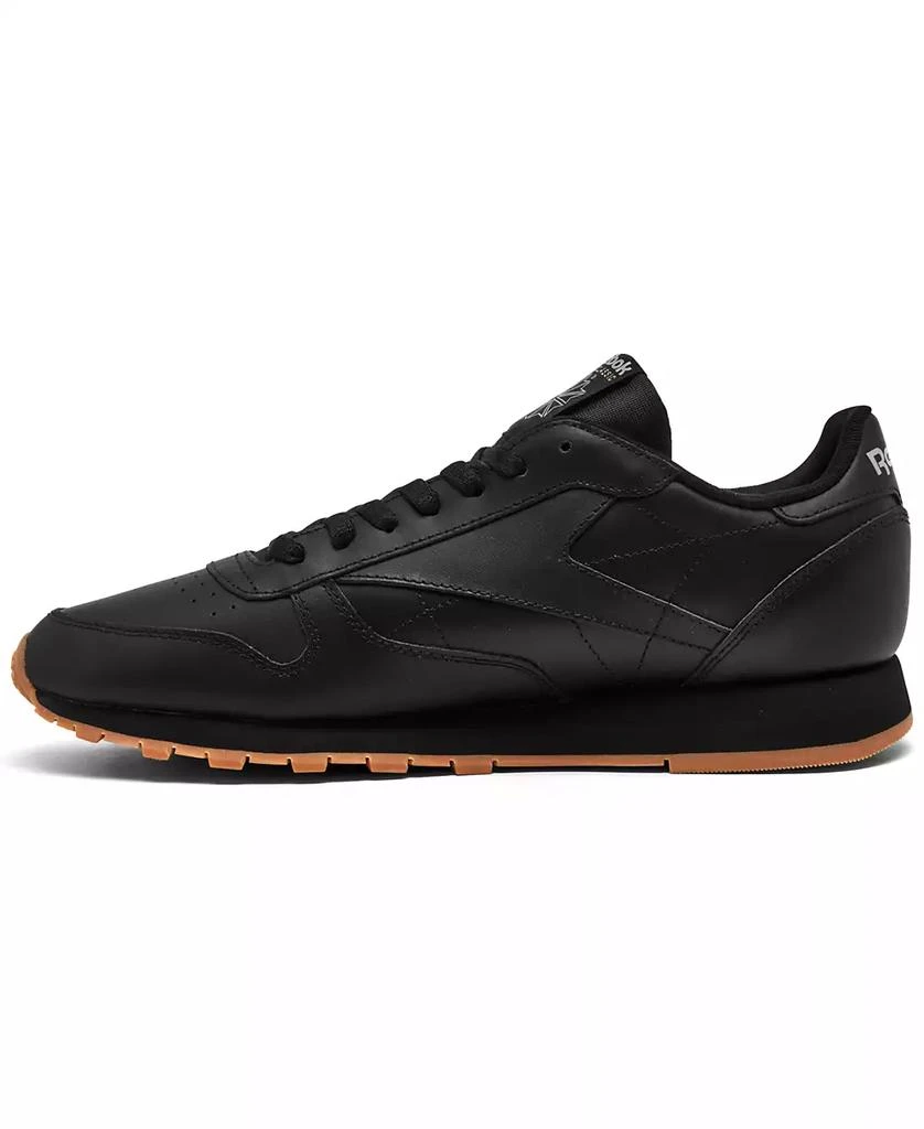 商品Reebok|Men's Classic Leather Casual Sneakers from Finish Line,价格¥675,第3张图片详细描述