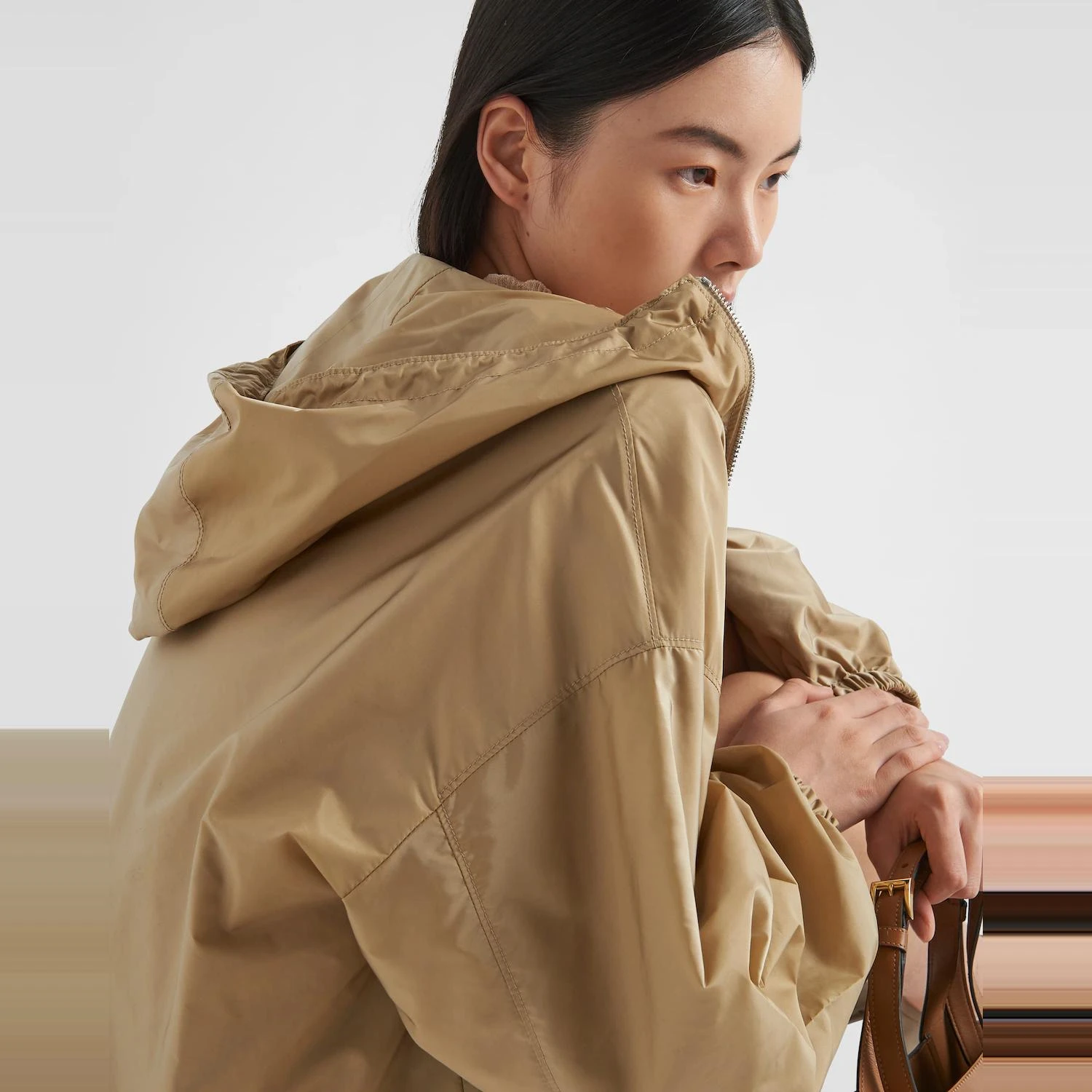【预售】 普拉达 25春夏 女士 风衣 Imperméable en Re-Nylon léger 292171_1WQ9_F0065_S_OOO  商品