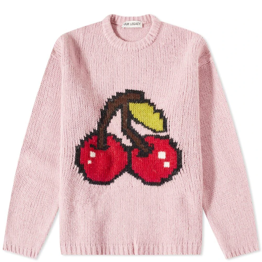 商品Our Legacy|Our Legacy Sonar Cherries Intarsia Crew Knit,价格¥1354,第1张图片