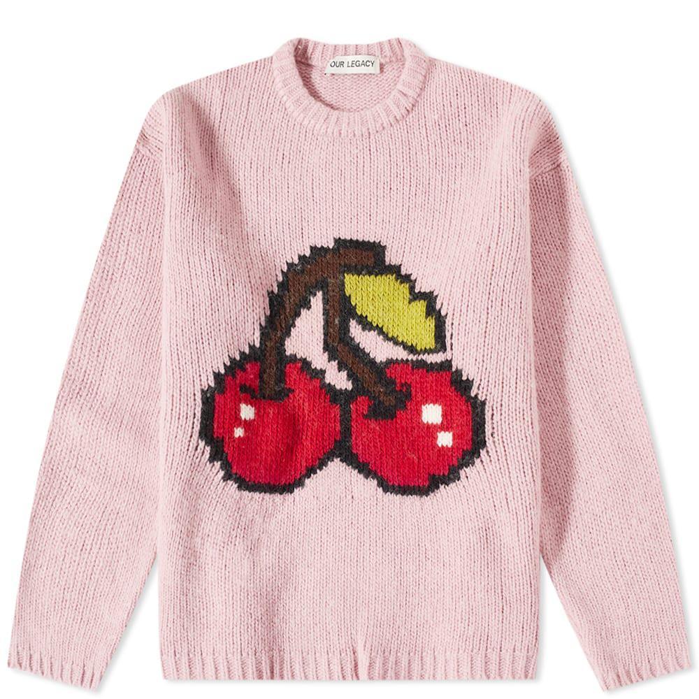商品Our Legacy|Our Legacy Sonar Cherries Intarsia Crew Knit,价格¥2229,第1张图片