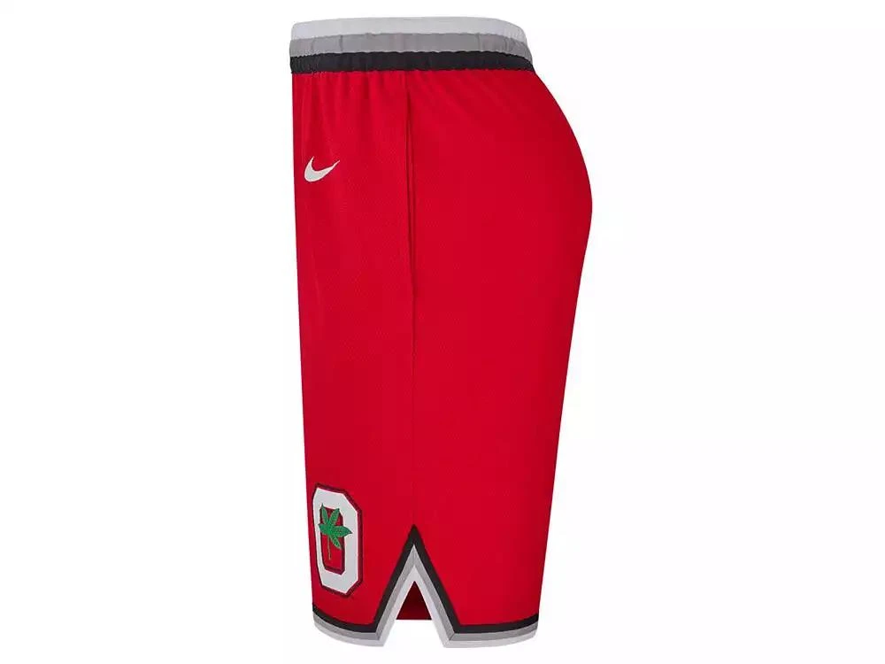 商品NIKE|Ohio State Buckeyes Men's Replica Basketball Retro Shorts,价格¥365,第3张图片详细描述