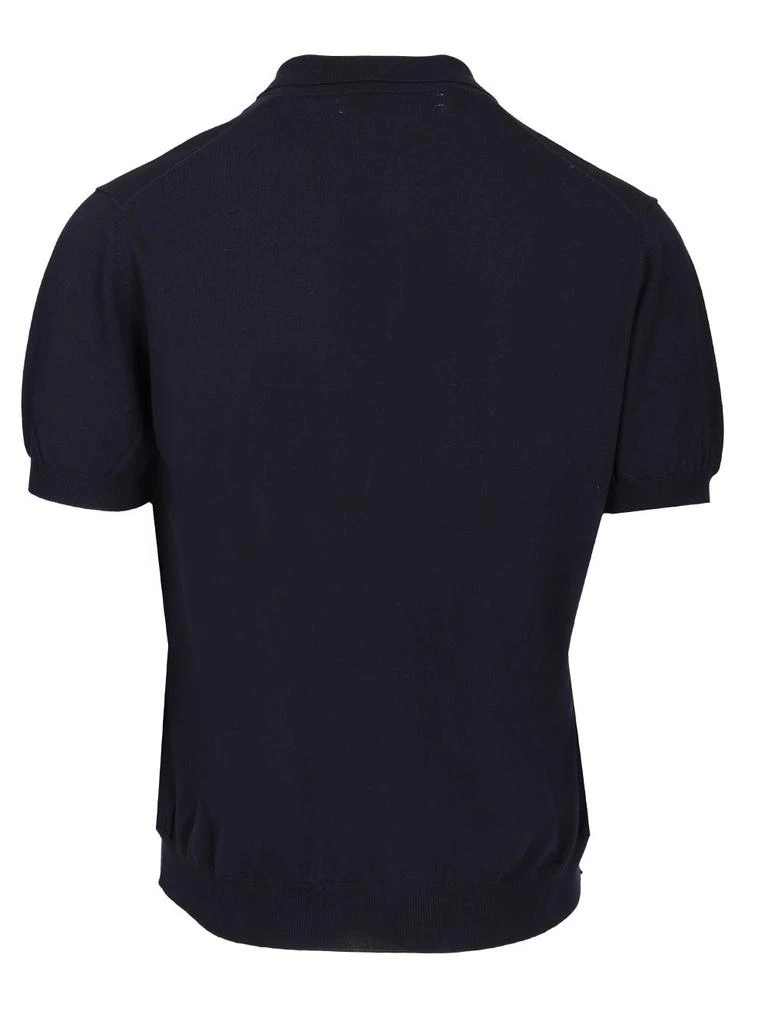 商品Original Vintage|Cotton Polo Shirt Blue,价格¥985,第2张图片详细描述
