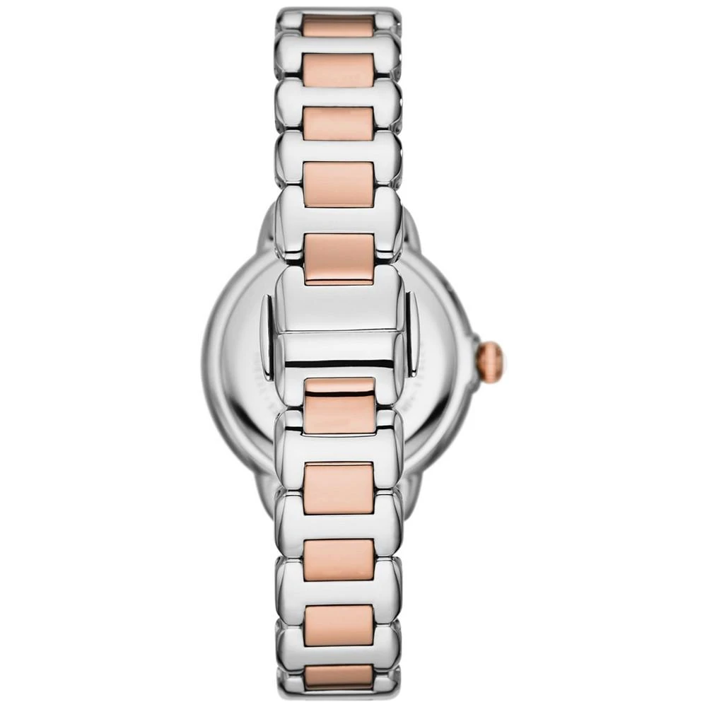 商品Emporio Armani|Women's Two-Tone Stainless Steel Bracelet Watch 32mm,价格¥2388,第4张图片详细描述