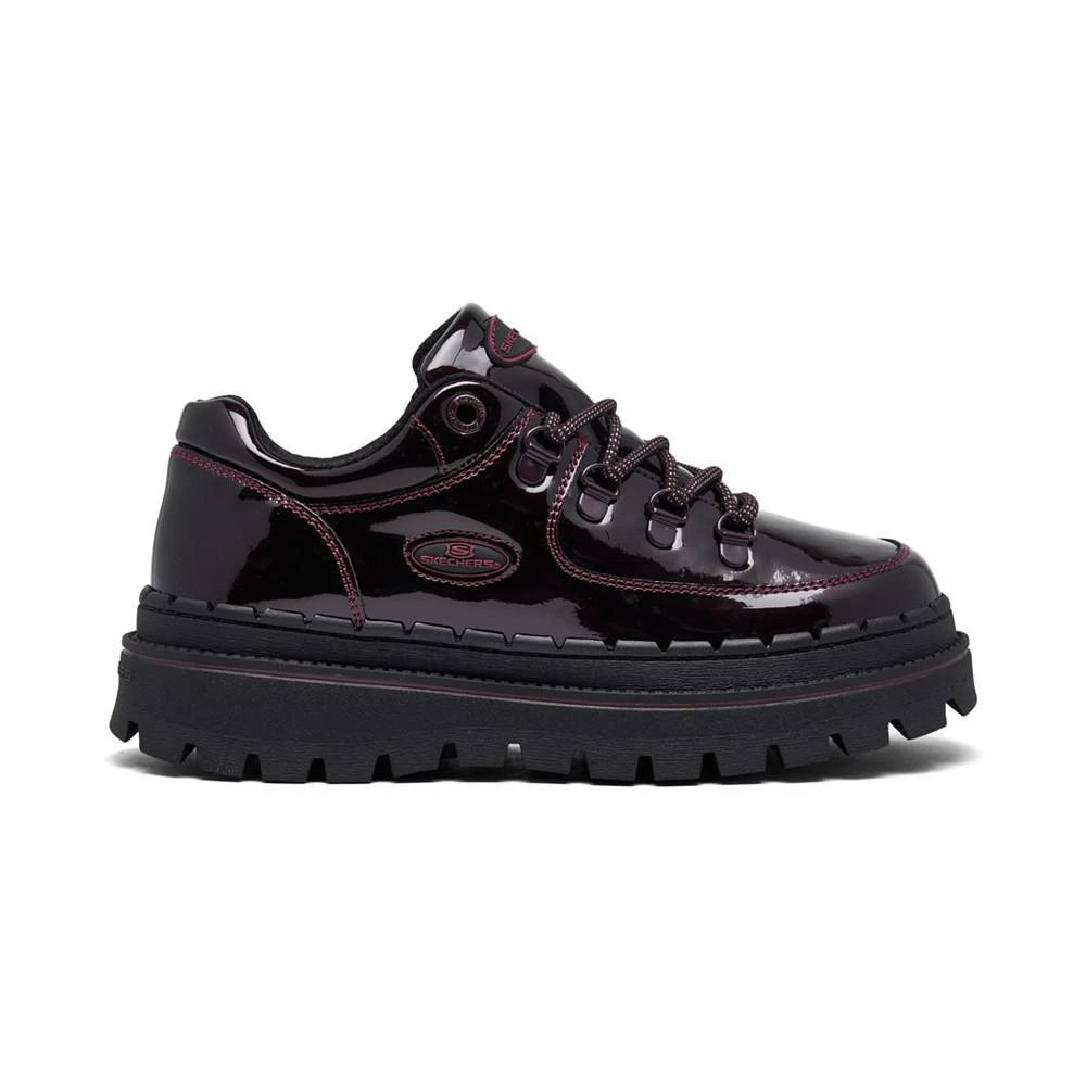 商品SKECHERS|Women's Jammers - Cool Block Fashion Lace-Up Platform Casual Shoes from Finish Line,价格¥490,第2张图片详细描述