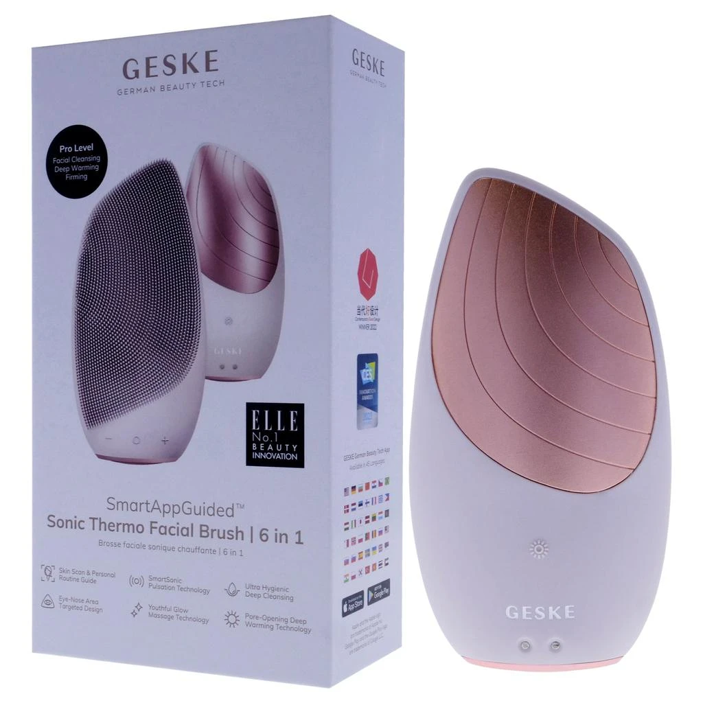 商品Geske|Sonic Thermo Facial Brush 6 in 1 - Starlight by  for Women - 1 Pc Brush,价格¥323,第3张图片详细描述