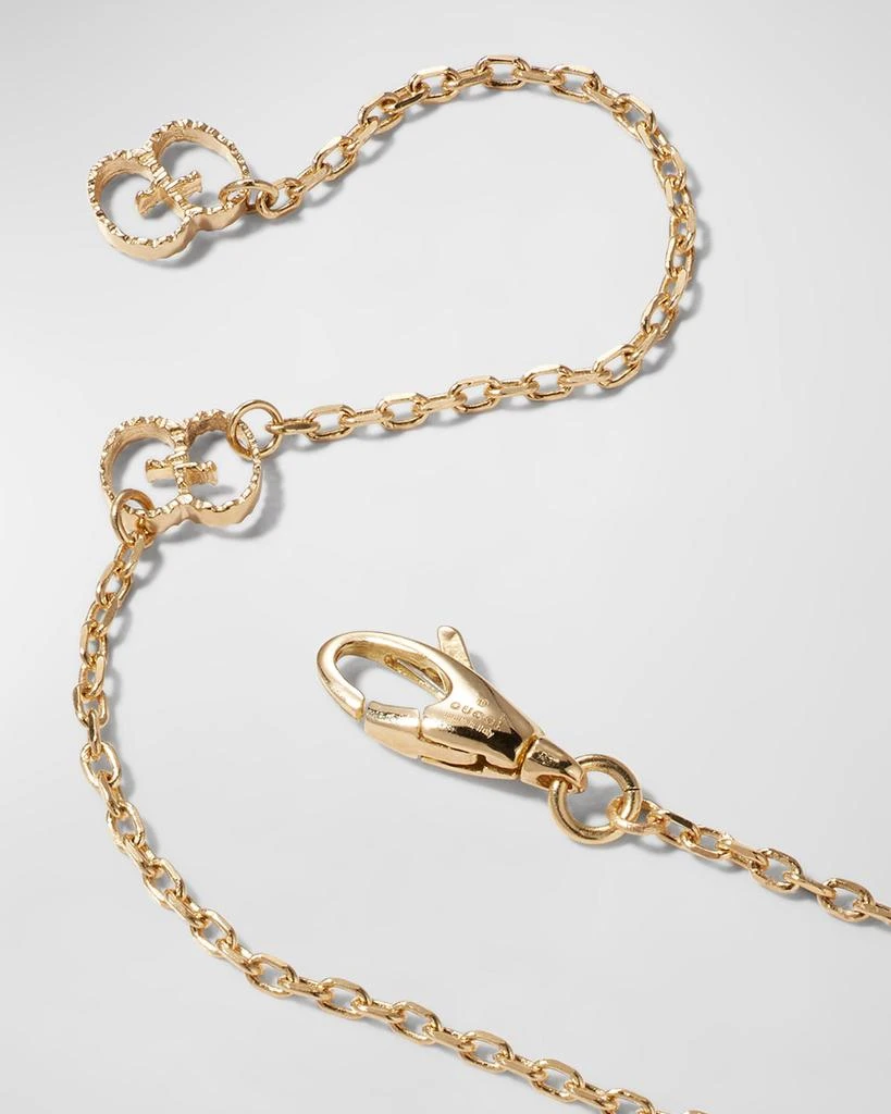 商品Gucci|GG Running 18k Gold Necklace,价格¥20082,第4张图片详细描述