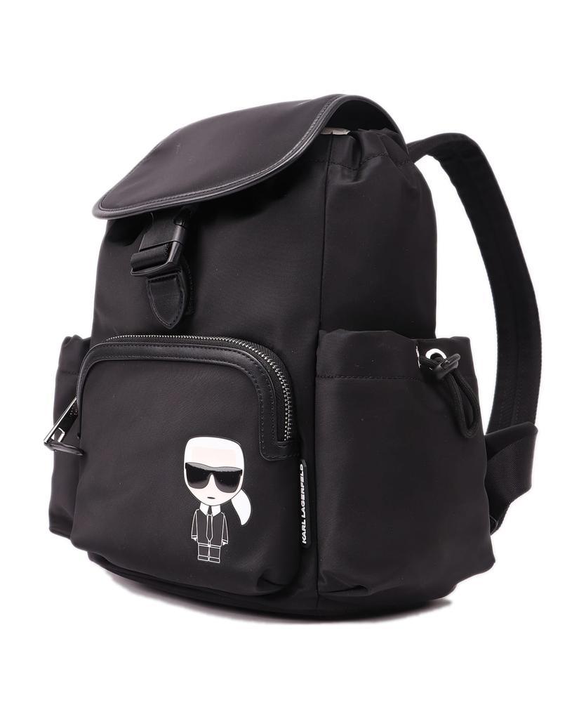 商品Karl Lagerfeld Paris|K/ikonik Nylon Flap Bp,价格¥2166,第4张图片详细描述