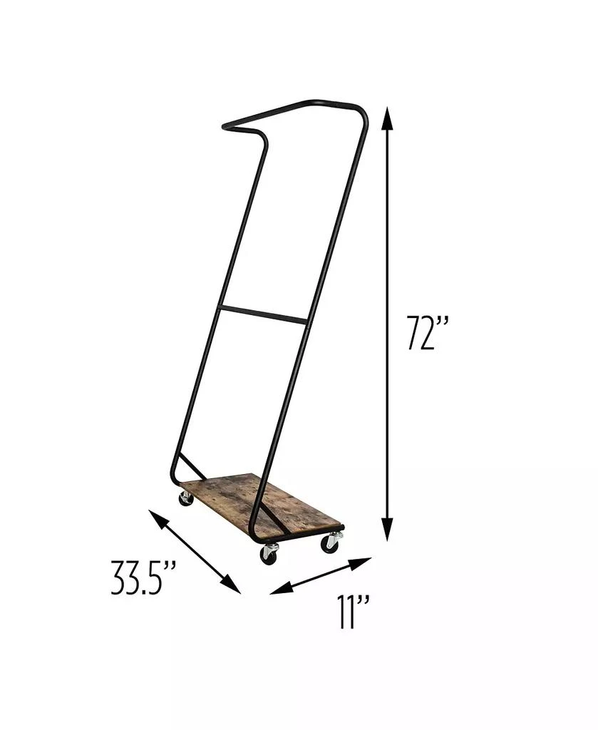 商品Honey Can Do|Rustic Garment Rack,价格¥1006,第5张图片详细描述