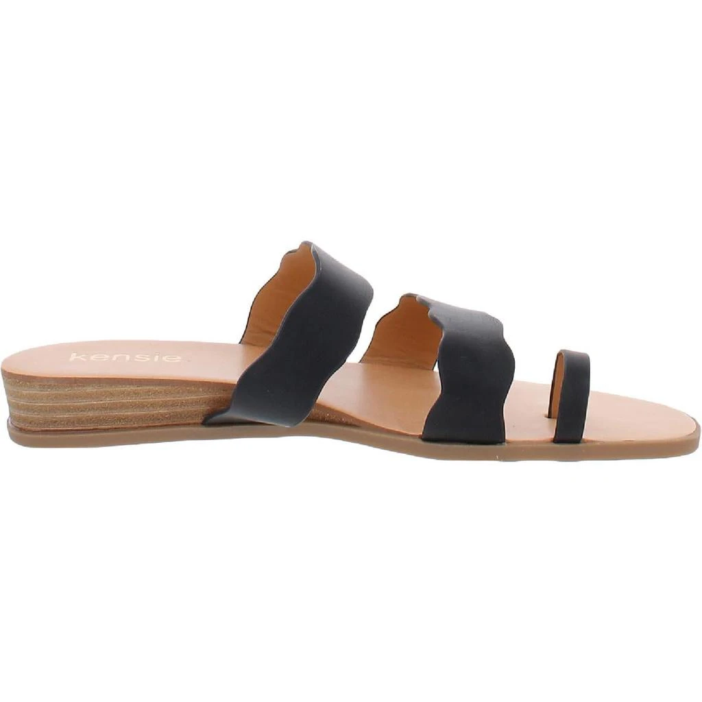 Kensie Womens Arjuna Strappy Slip On Slide Sandals 商品