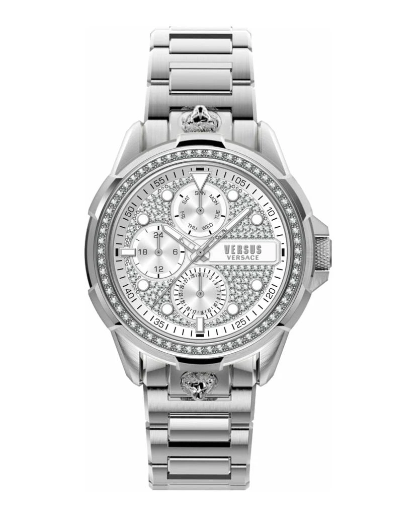 商品Versus Versace|6E Arrondissement Crystal Multifunction Watch,价格¥975,第1张图片