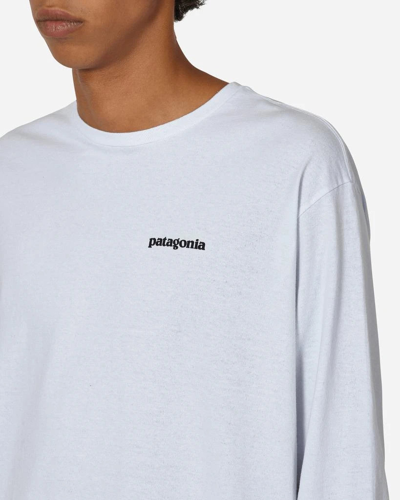 商品Patagonia|P-6 Logo Responsibili Longsleeve T-Shirt White,价格¥347,第5张图片详细描述