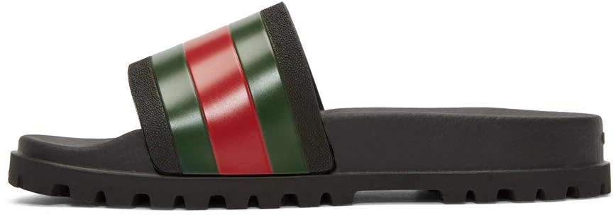 商品Gucci|Black Trek Slides拖鞋,价格¥1649,第3张图片详细描述