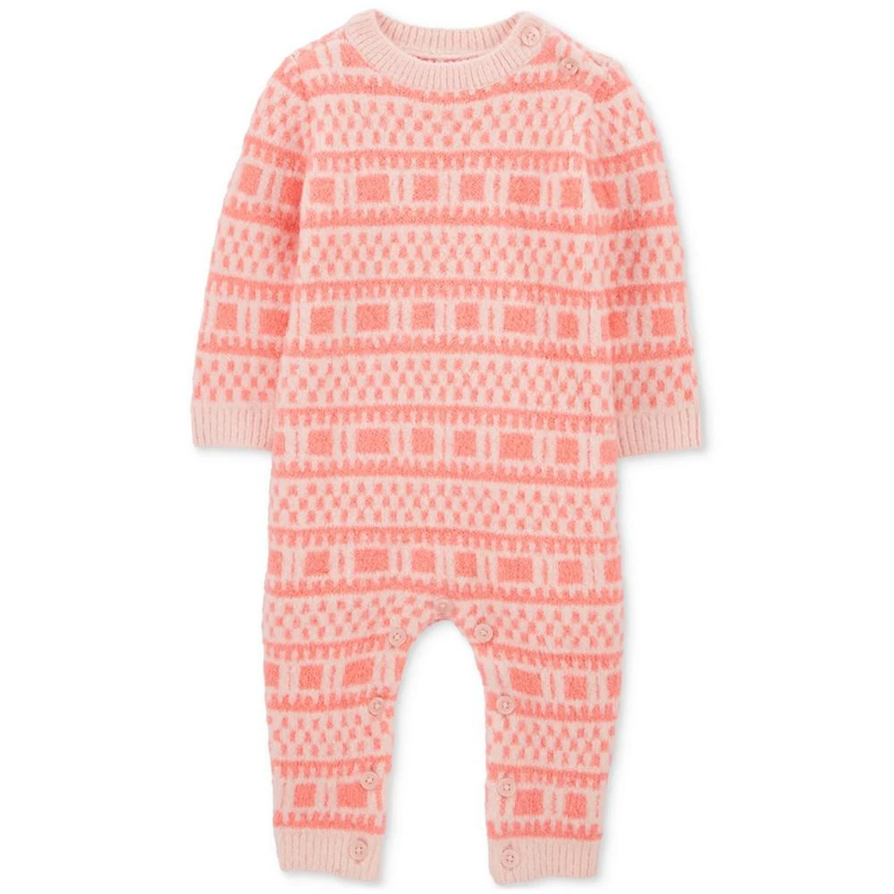 商品Carter's|Baby Girls Sweater-Knit Jumpsuit,价格¥90,第1张图片