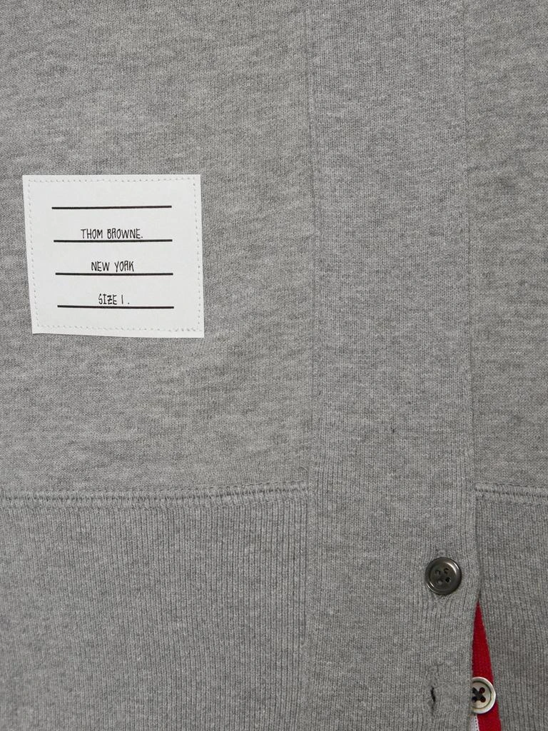 商品Thom Browne|Intarsia Stripes Cotton Sweatshirt,价格¥4907,第3张图片详细描述