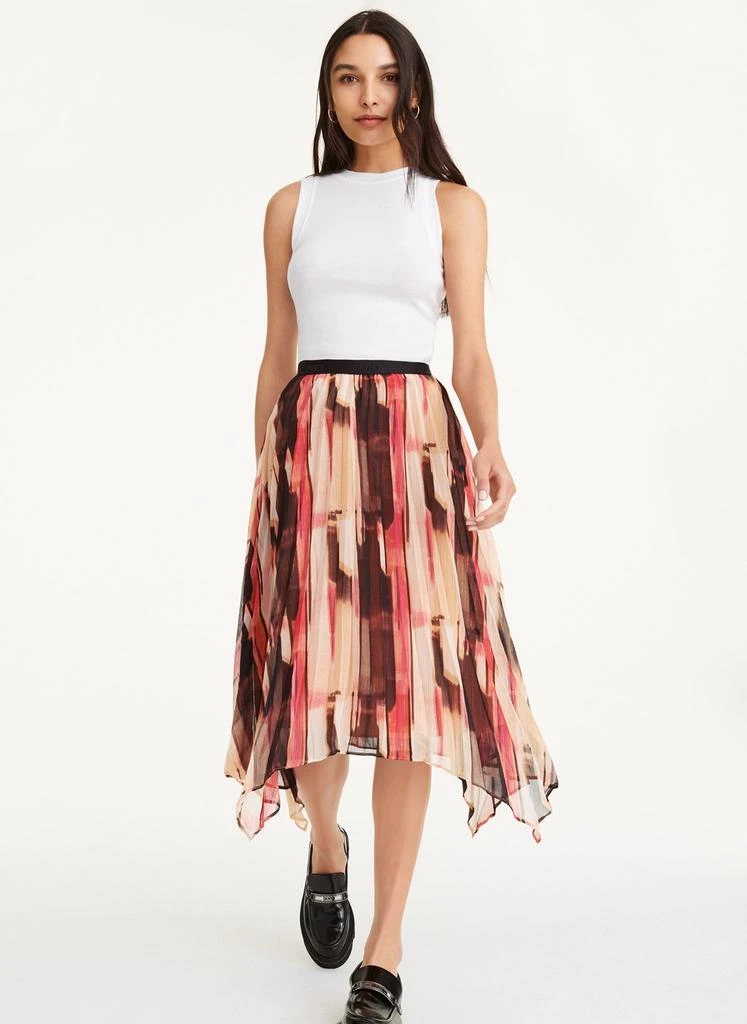 商品DKNY|Asymmetrical Pleated Skirt,价格¥338,第3张图片详细描述