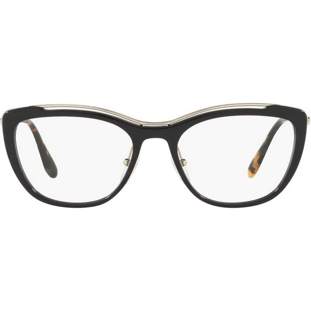 商品Prada|Prada Women's Eyeglasses - Black Cat Eye Full-Rim Frame | PRADA 0PR04VV 1AB1O151,价格¥796,第2张图片详细描述