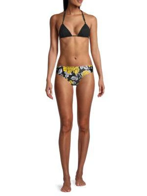 商品Ganni|Recycled Rose-Print Bikini Bottom,价格¥198,第5张图片详细描述