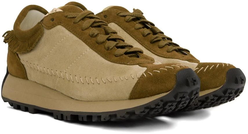 商品VisVim|Beige Walpi Runner Sneakers,价格¥3371,第4张图片详细描述