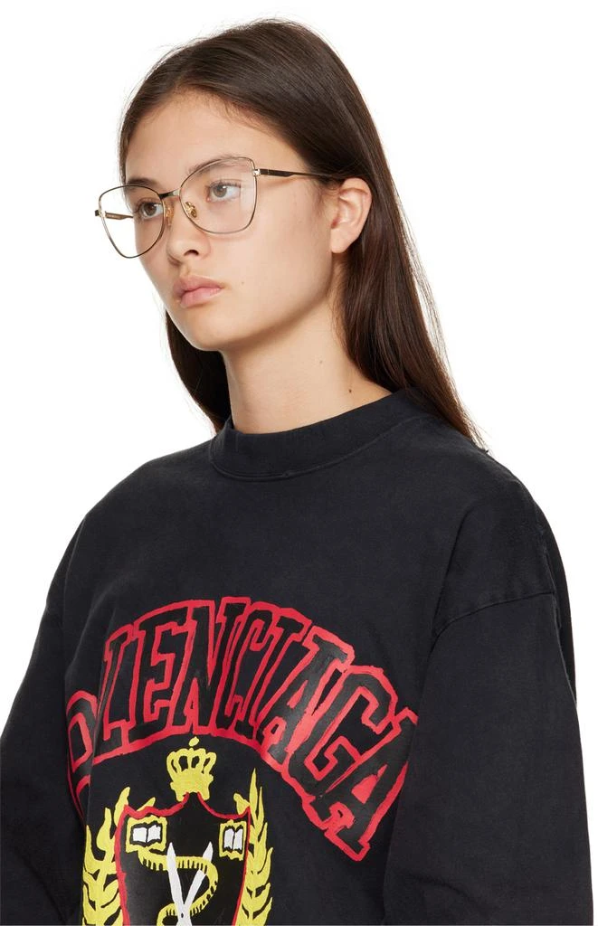 商品Balenciaga|金色 Butterfly 眼镜,�价格¥3407,第4张图片详细描述