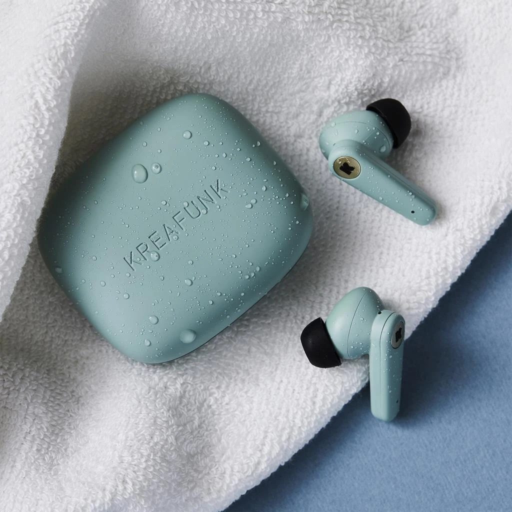 商品Kreafunk|Kreafunk aSense Bluetooth In Earphones - Dusty Green,价格¥456,第5张图片详细描述