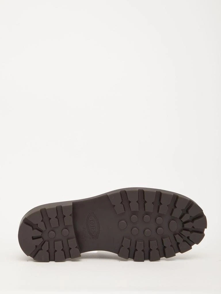 商品Tod's|Tod's Brown Leather Loafers,价格¥3028,第4张图片详细描述